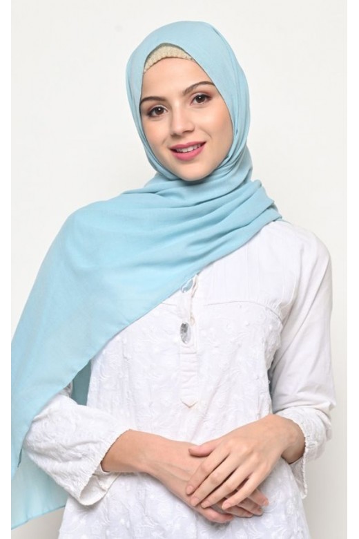 Pasmina Voal Gucci Jahit Tepi Cerulian